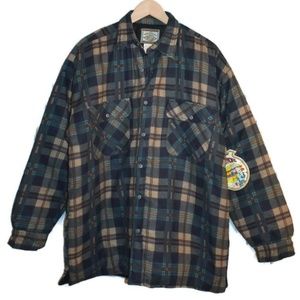 vintage Sierra Pacific quilted flannel jacket NWT